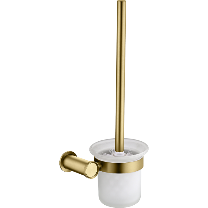 Ёршик для унитаза LEMARK ЗЕНИТ брашированное золото LMA-1621S-BRG