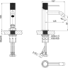 Смеситель LEMARK KARELIA LMF-2012S-SS для раковины